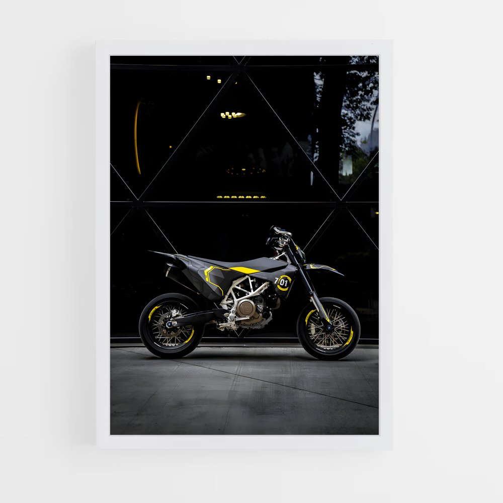 Poster supermoto incroyable – affiche Husqvarna (vue 3)